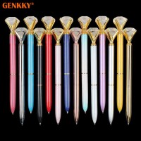 Big diamond crystal metal ball pen for gift promotion