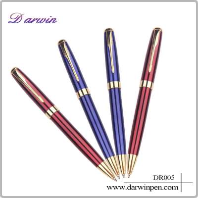 Factory wholesale ballpoint pem logo engraving pen metal heavy pen