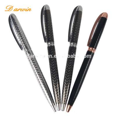 Factory slim hotel metal ballpoint ball point rose gold pen