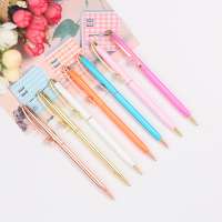 New style twist slim pen ballpoint pen length ball pen raw material