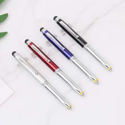 New product custom pen with light stylus pen promotional pen light led